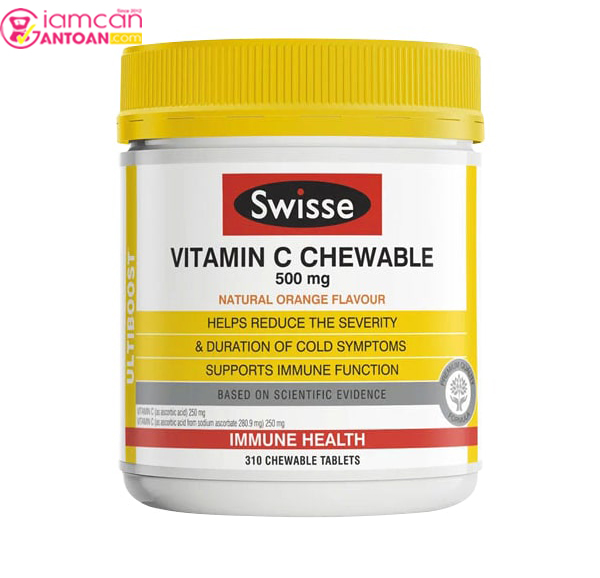 Swisse Vitamin C Chewable 500mg hiện được khá nhiều người tin dùng