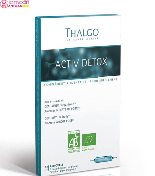 Thalgo Activ Detox Của Pháp giúp nhuận trường và kích thích quá trình tiêu hóa