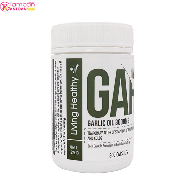 Garlic Oil 3000mg kháng khuẩn, chống viêm, chống dị ứng, ngừa bệnh tật