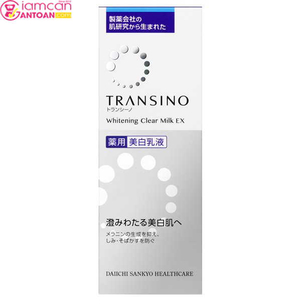 Transino Whitening Clear Milk cung cấp độ ẩm cho da luôn mềm mịn.