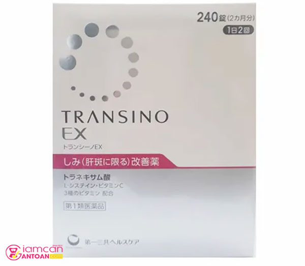 Transino giúp loại bỏ nám bằng cách kiểm soát các hắc tố melanin trong da