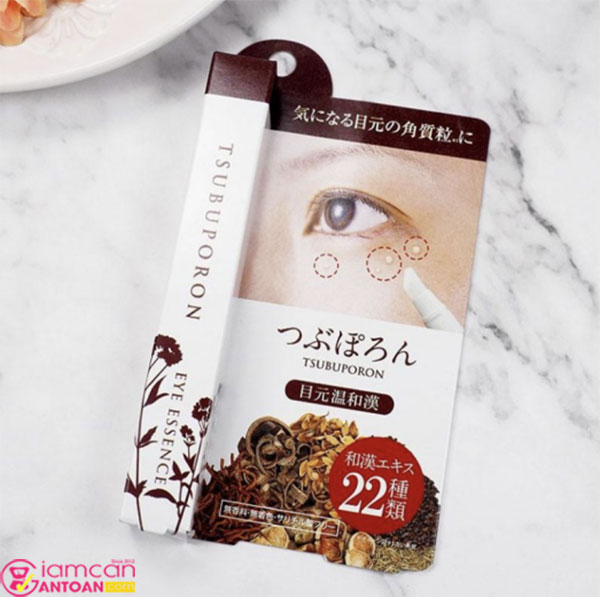 Tsubuporon Eye Essence cải thiện tình trạng mụn quanh vùng mắt giúp loại bỏ phần mụn thịt