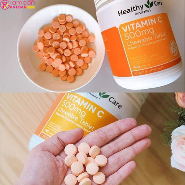 Healthy Care Bổ Sung Vitamin C 500mg Chewable Tablet 300 Viên