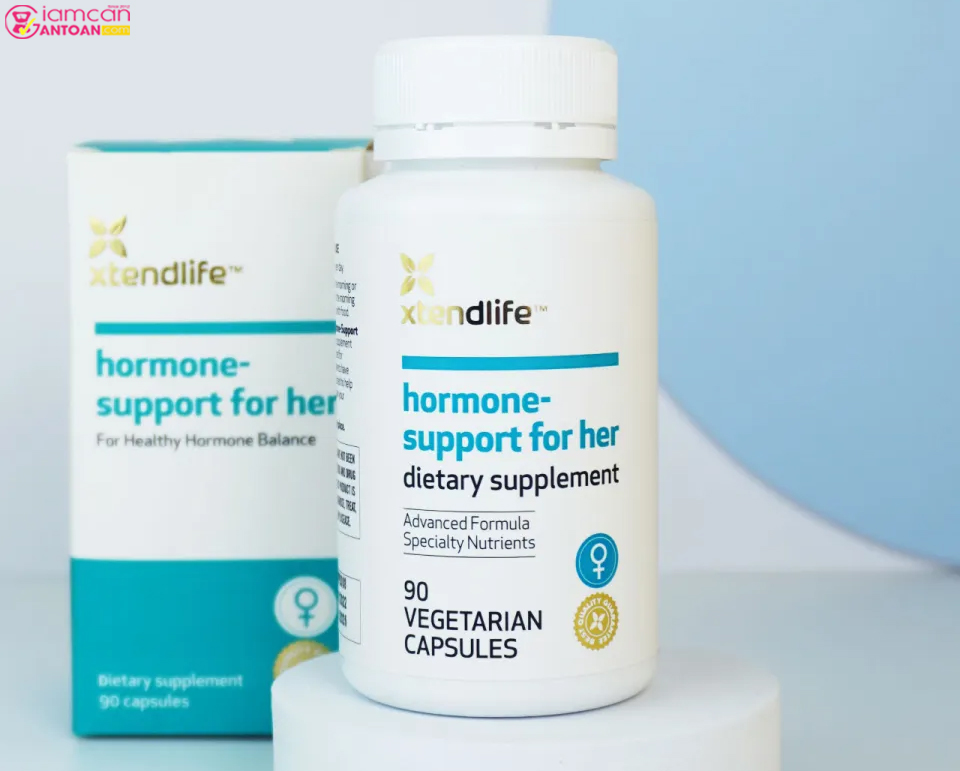 Viên Xtend-Life Hormone Support For Her giúp tăng ham muốn tình dục tự nhiên, nhạy cảm và cường độ