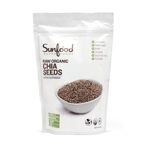 Hạt Chia Trắng Sunfood Organic Mỹ 454gr