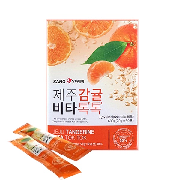 Bột Nước Ép Quýt Giảm Cân SangA Jeju Tangerine Vita Tok Tok