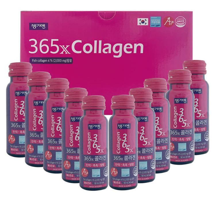 Nước Uống Đẹp Da 365X Collagen Hàn Quốc