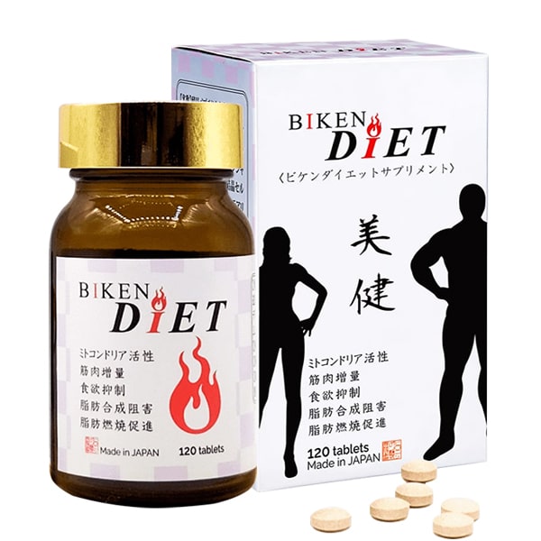 Biken Diet - Viên Giảm Cân Men Bia, Gừng Đen Nhật Bản