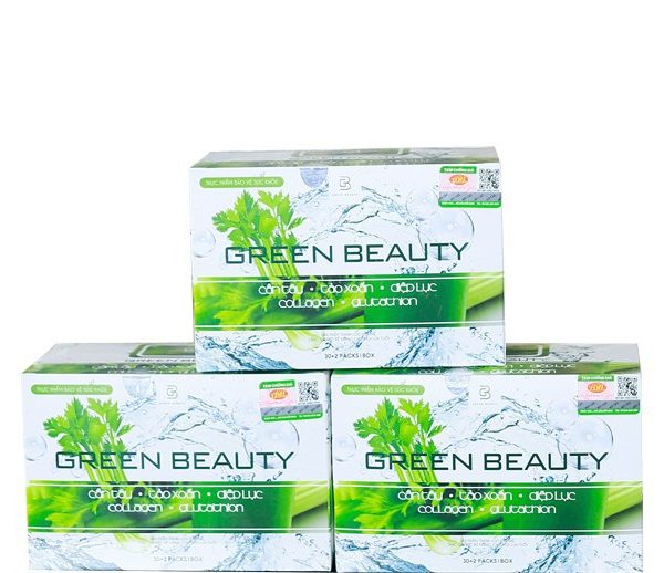 Bột Cần Tây Green Beauty Bổ Sung Chất Xơ Đại Hưng 30 Gói