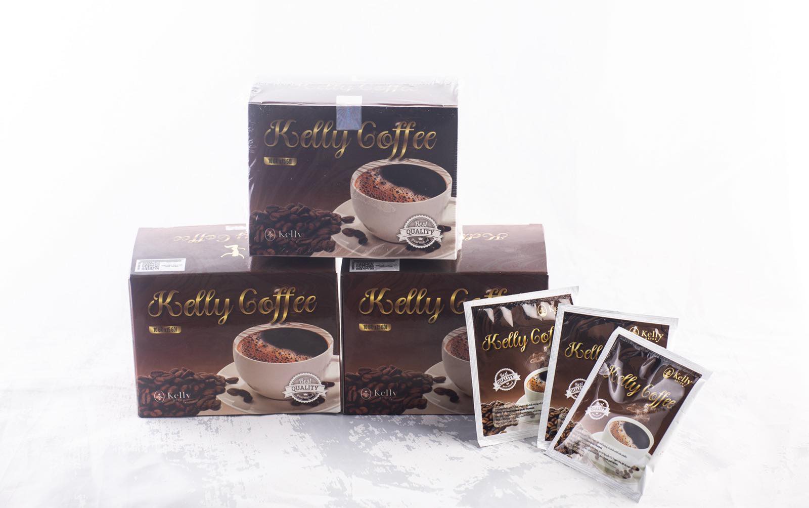 Kelly Coffee - Cà Phê Hòa Tan Hỗ Trợ Giảm Cân Nhanh Mẫu Mới