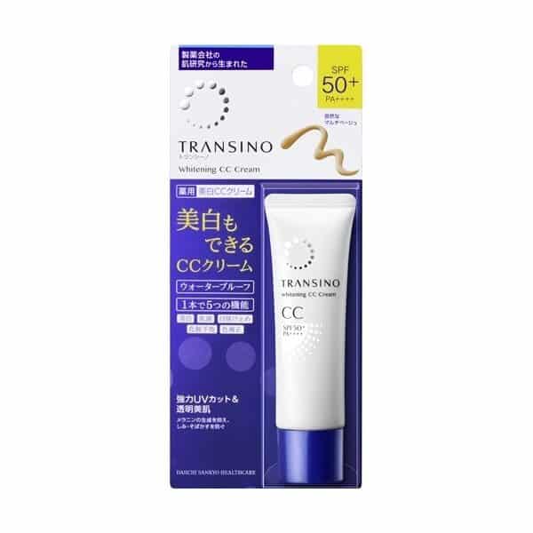 Kem Nền Giúp Làm Trắng Và Chống Nắng Transino CC Cream SPF 50+PA++++ 30gr