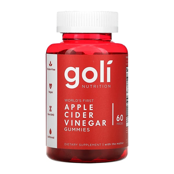 Kẹo Dẻo Giấm Táo Hỗ Trợ Giảm Cân Goli Apple Cider Vinegar Gummies 60 Viên