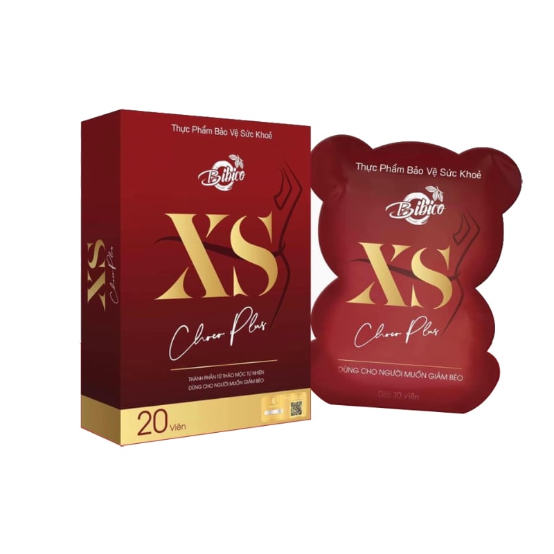 Kẹo Socola Hỗ Trợ Giảm Cân XS Choco Plus Hộp 20 Viên