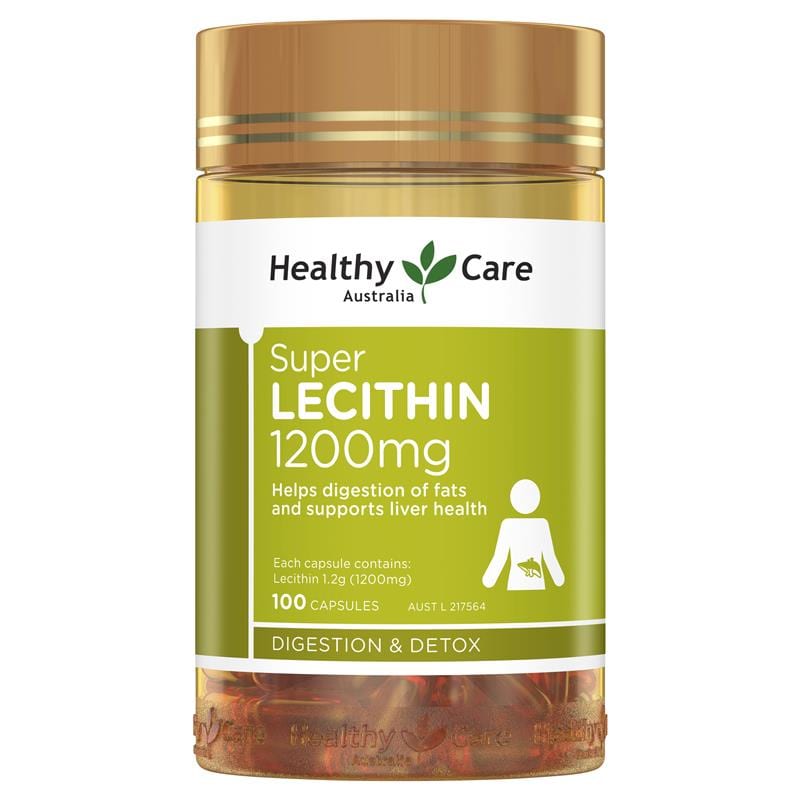 Mầm Đậu Nành Healthy Care Super Lecithin 1200mg Của Úc