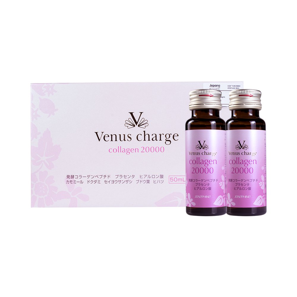 Nước Uống Collagen Giúp Đẹp Da Venus Charge 20,000mg Nhật Bản