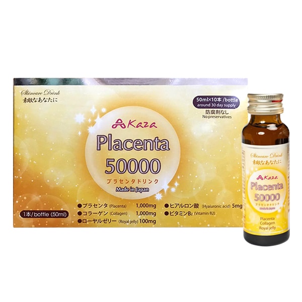 Nước Uống Nhau Thai Đẹp Da Chống Lão Hóa Kaza Placenta 50000mg