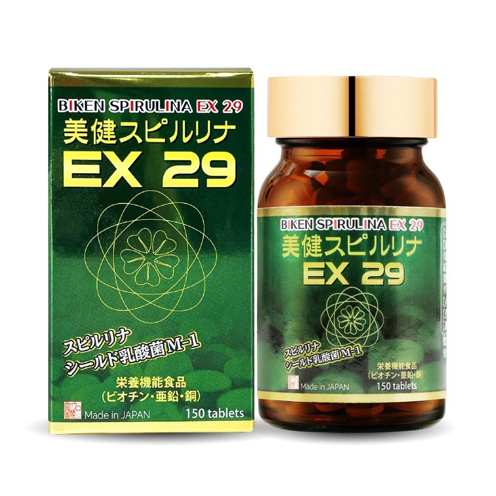 Viên Uống Bảo Vệ Sức Khoẻ Biken Spirulina EX 29