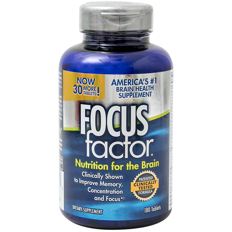 Viên Uống Bổ Não Tăng Cường Trí Nhớ Focus Factor 180 Viên Của Mỹ