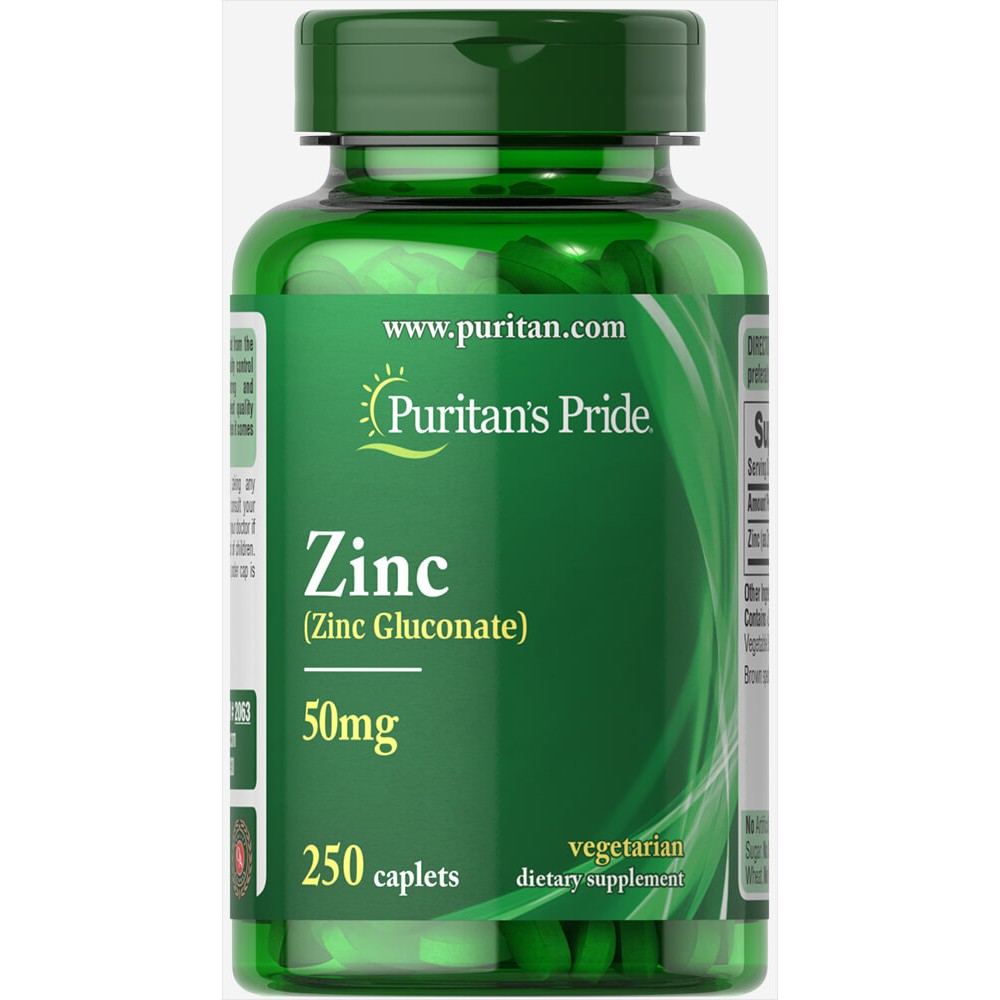 Viên Uống Bổ Sung Kẽm Puritan's Pride ZinC 50mg Của Mỹ