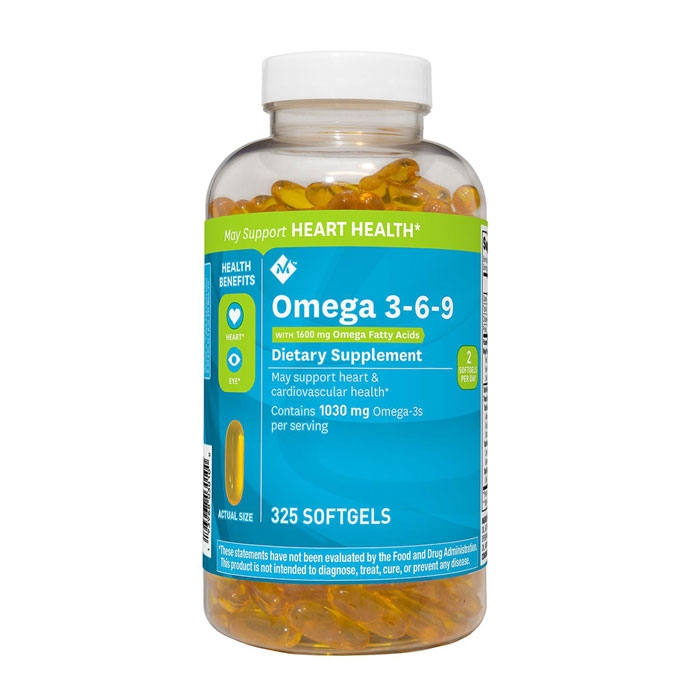 Viên Uống Dầu Cá Omega 3 6 9 Supports Heart Health 325 Viên