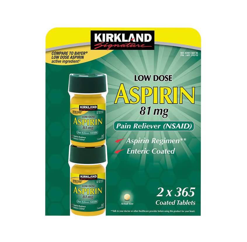 Viên Uống Giảm Đau Kirkland Low Dose Aspirin Của Mỹ