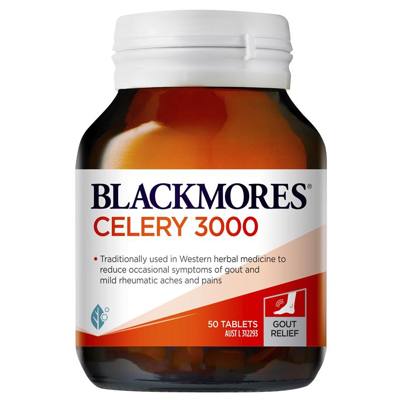 Viên Uống Hỗ Trợ Bệnh Gout Blackmores Celery 3000mg Úc