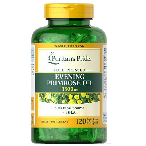 Viên Uống Tinh Dầu Hoa Anh Thảo Puritan's Pride Evening Primrose Oil 1300mg 120 Viên Của Mỹ