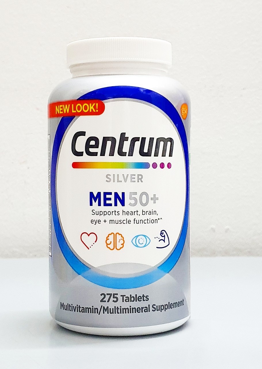 Vitamin Tổng Hợp Centrum Silver Men 50+ Dành Cho Nam Giới Trên 50 Tuổi