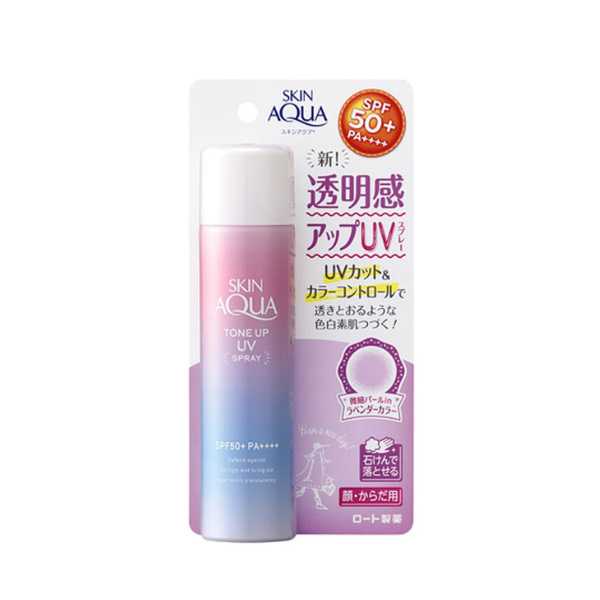 Xịt Chống Nắng Skin Aqua Tone Up UV SPF 50+ PA ++++ Nhật Bản