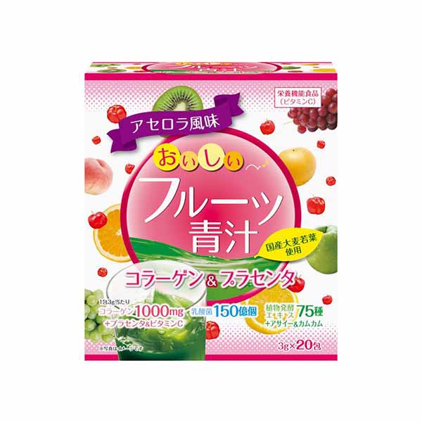 Bột Trái Cây Yuwa Bổ Sung Collagen Và Placenta