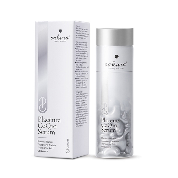 Serum Dưỡng Trắng Da Chống Lão Hóa Và Cấp Ẩm Sakura Placenta COQ10