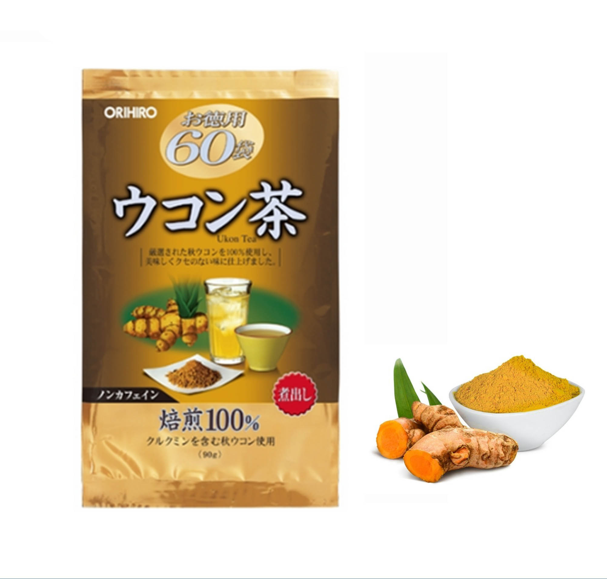 Trà Nghệ Ukon Tea Orihiro Làm Đẹp Da Giảm Cân Hiệu Quả