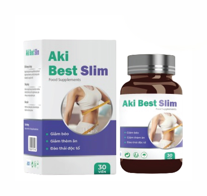 Viên Uống Giảm Béo Đào Thải Độc Tố Aki Best Slim