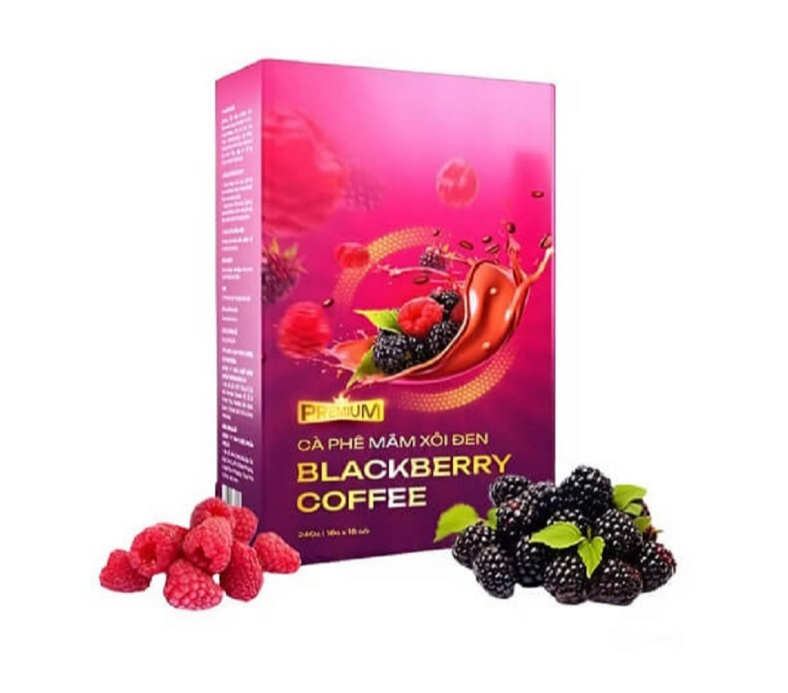 Cà Phê Mâm Xôi Đen Hỗ Trợ Giảm Cân Premium Blackberry Coffee