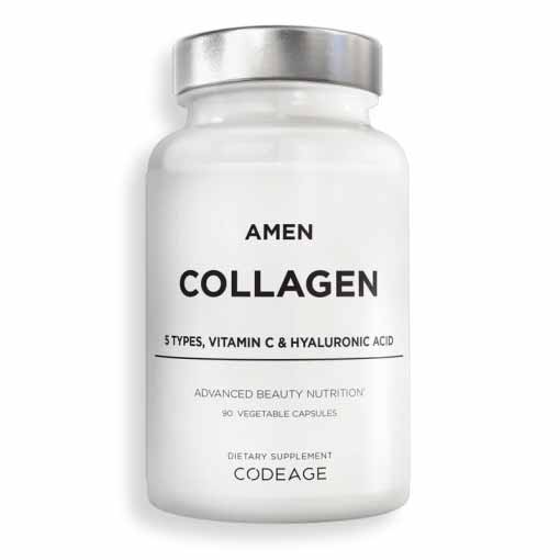 Viên Uống Bổ Sung Collagen CodeAge Amen Collagen + Vitamin C & Hyaluronic Acid Của Mỹ