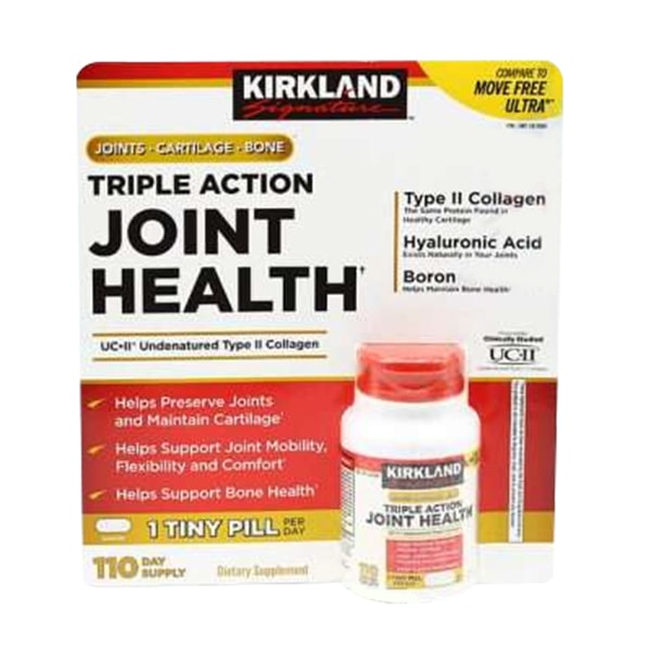 Kirkland Triple Action Joint Health Viên Uống Hỗ Trợ Xương Khớp Của Mỹ