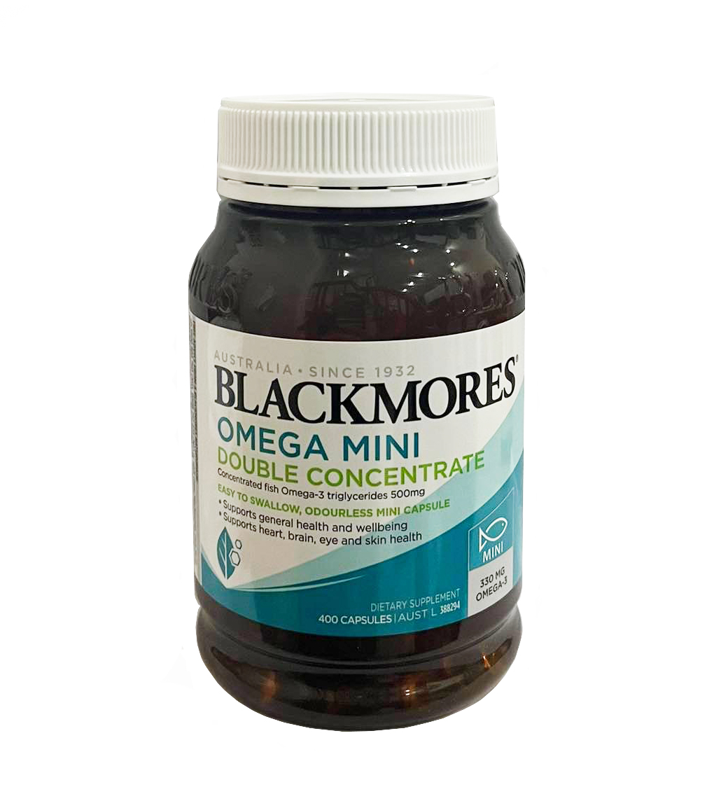 Viên Dầu Cá Không Mùi Blackmores Omega Mini Double Concentrate Của Úc