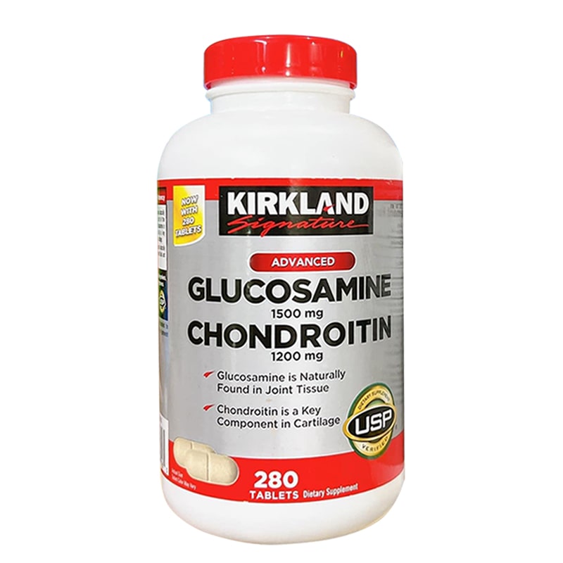 Viên Uống Bổ Khớp Kirkland Glucosamine 1500mg & Chondroitin 1200mg Của Mỹ