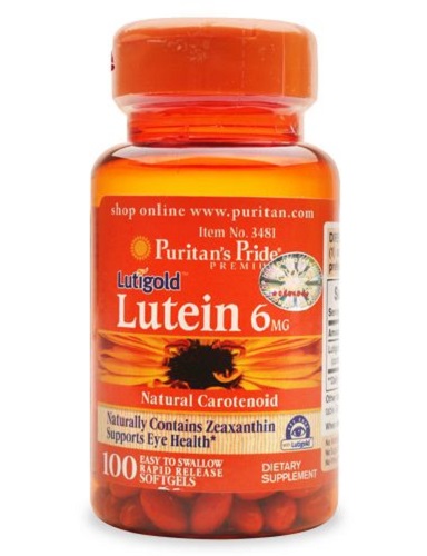 Viên Uống Bổ Mắt Puritan's Pride Lutigold Lutein 6mg Của Mỹ