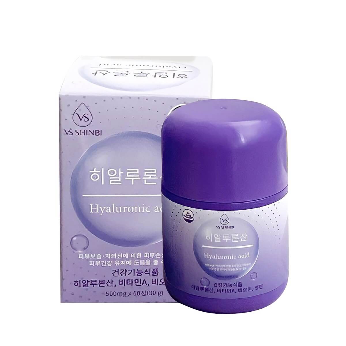 Viên Uống Collagen VS Shinbi Hyaluronic Acid Genie Cấp Nước Khóa Ẩm Hàn Quốc