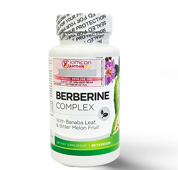 Viên Uống Giảm Cân Đốt Mỡ Berberine Complex