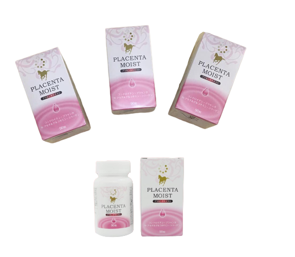 Viên Uống Placenta Moist Nhật Bản Hỗ Trợ Cấp Nước Làm Trắng Da