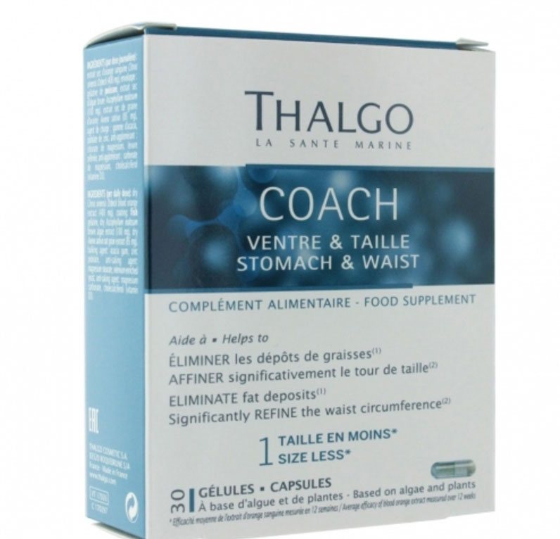 Viên Uống Thalgo Coach Ventre & Taille Stomach & Waist Hỗ Trợ Giảm Mỡ Bụng Và Eo Của Pháp