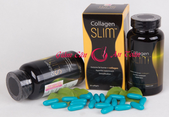 thuoc giam can collagen slim usa