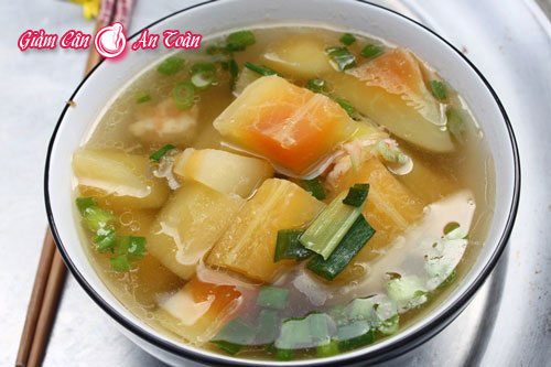 canh du du nau tom