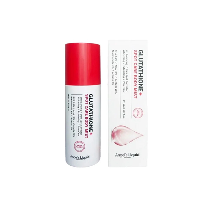 Xịt Cải Thiện Mụn Lưng Angels Liquid Glutathione+ Centella Calming Body ...